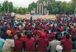 শহীদ মিনারে টানা ১১ দিন পল্লী বিদ্যুৎ সমিতির কর্মীদের অবস্থান কর্মসূচি
